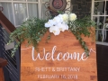 Welcome sign